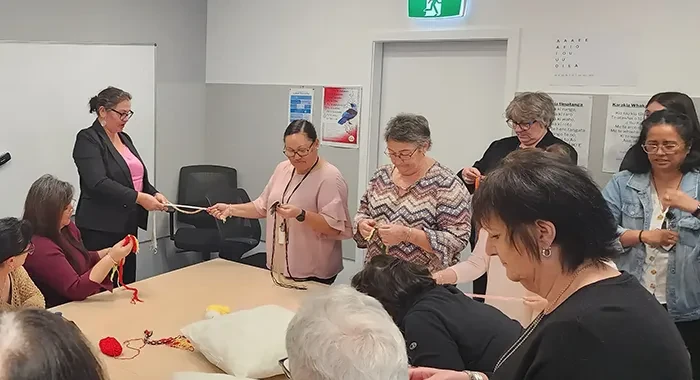 Enable staff celebrating Te Wiki o Te Reo Māori